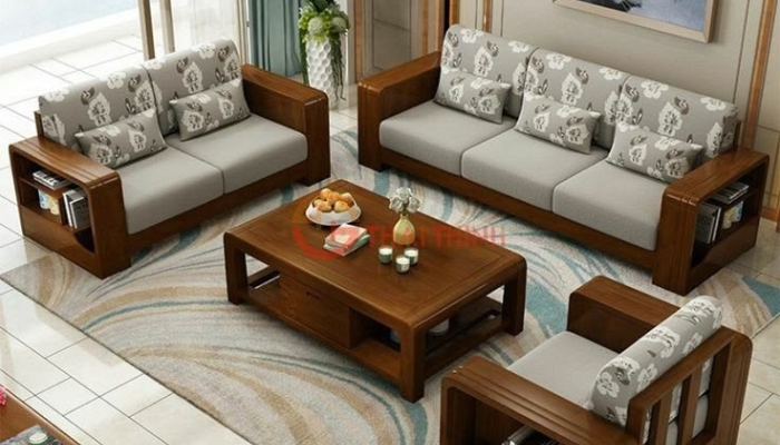 Premium sofa set in a Trivandrum living room by Avanthika Furniture World
