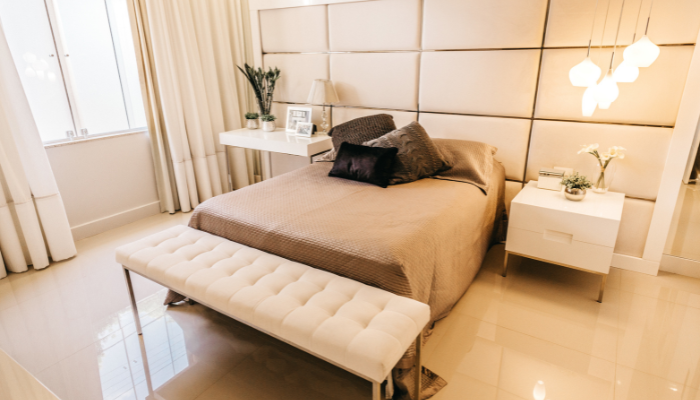 Storage bed with hydraulic storage space saving modern bedroom furniture