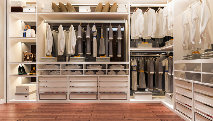 Custom wardrobe and storage furniture in Trivandrum home by Avanthika Furniture World