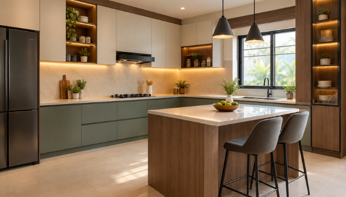 Modern Kitchen Furniture Design in Trivandrum